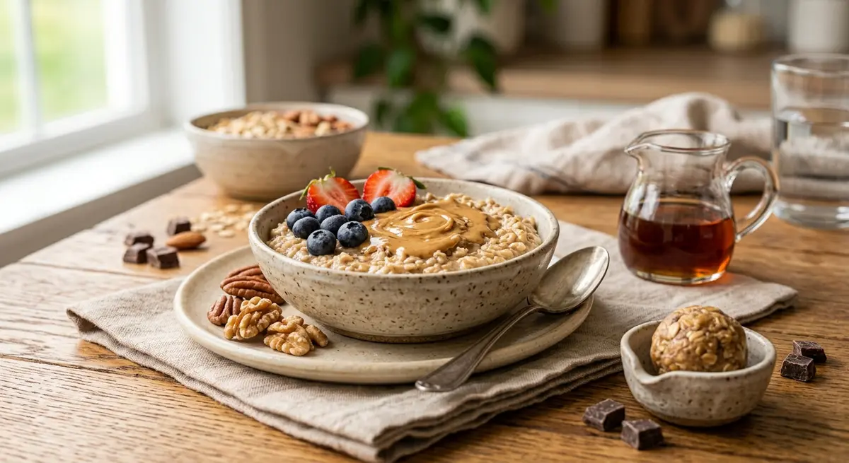 Protein Peanut Butter Oatmeal Bowl